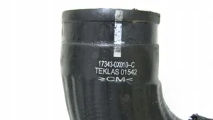 Toyota Avensis T270 Tube d'admission de tuyau de refroidisseur intermédiaire 173430x010c