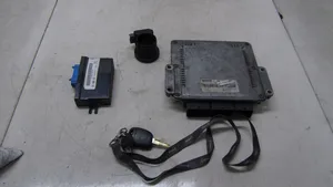 Renault Master II Juego de cerradura y set ECU del motor 0281011254