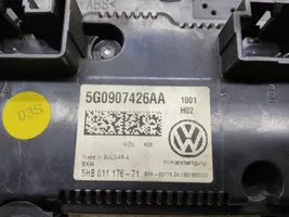 Volkswagen Golf Sportsvan Gaisa kondicioniera / klimata kontroles / salona apsildes vadības bloks (salonā) 5G0907426AA
