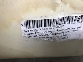 Mercedes-Benz B W247 Takaistuintilan tekstiilimatto A2476800901