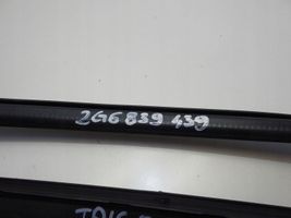 Volkswagen Taigo Rivestimento modanatura del vetro della portiera posteriore 2G6839439