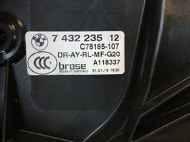BMW 3 G20 G21 Alzacristalli della portiera posteriore con motorino 7432235