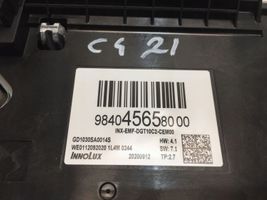 Citroen C4 III e-C4 Monitori/näyttö/pieni näyttö 9840456580