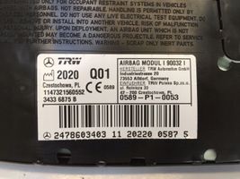 Mercedes-Benz GLA H247 Istuimen turvatyyny 2478603403