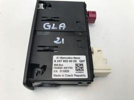 Mercedes-Benz GLA H247 Gniazdo / Złącze USB A2478204002