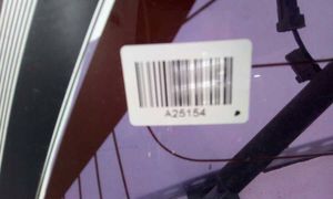 Honda Civic Rear windscreen/windshield window 3941BGNH