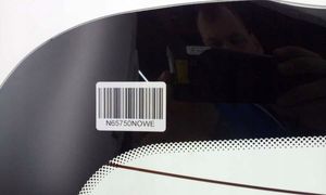 Renault Scenic I Rear windscreen/windshield window N65750NOWE