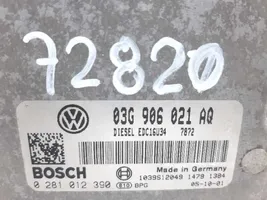 Volkswagen Caddy Moottorin ohjainlaite/moduuli 03G906021AQ
