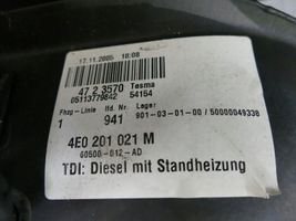 Audi A8 S8 D3 4E Serbatoio del carburante 4E0201021M