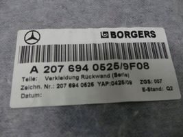 Mercedes-Benz E C207 W207 Bagažinės pertvara A2076940525