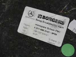 Mercedes-Benz CLS C219 Trunk/boot mat liner A2116941425