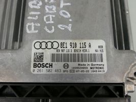 Audi A4 S4 B7 8E 8H Moottorin ohjainlaite/moduuli 8E1910115A