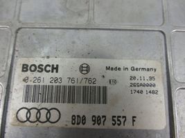 Audi A6 S6 C4 4A Moottorin ohjainlaite/moduuli 8D0907557F