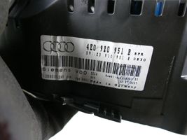 Audi A8 S8 D3 4E Compteur de vitesse tableau de bord 4E0920951B