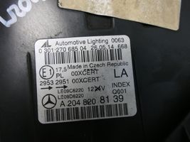 Mercedes-Benz C W204 Lampa przednia A2048208139