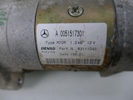 Mercedes-Benz SLK R170 Käynnistysmoottori A0051517301
