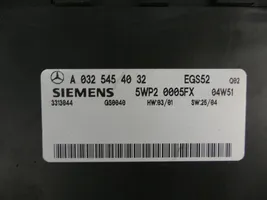 Mercedes-Benz S W220 Module de contrôle de boîte de vitesses ECU A0325454032