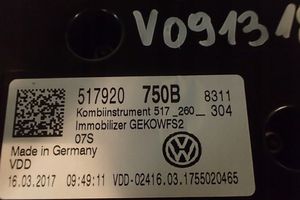 Volkswagen Golf Sportsvan Nopeusmittari (mittaristo) 517920750B