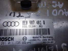 Audi A6 S6 C6 4F Moottorin ohjainlaite/moduuli 8E0907401Q