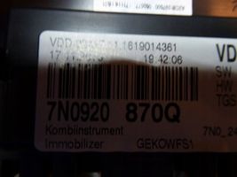 Volkswagen Sharan Tachimetro (quadro strumenti) 7N0920870Q