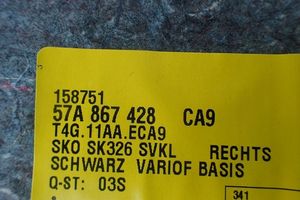 Skoda Karoq Ladekante Verkleidung Kofferraum 57A867428