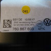 Volkswagen Touareg III Rivestimento superiore del portellone posteriore/bagagliaio 760867603