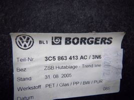 Volkswagen PASSAT B6 Półka tylna bagażnika 3C5863413