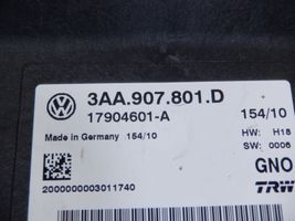 Volkswagen PASSAT B7 Modulo di controllo del freno a mano 3AA907801D