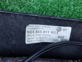 Volkswagen PASSAT B8 Roleta elektryczna przeciwsłoneczna tylnej szyby 3G5863411