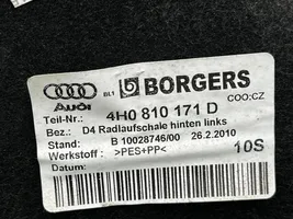 Audi A8 S8 D4 4H Pare-boue arrière 4H0810171D