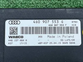 Audi A8 S8 D4 4H Pakabos valdymo blokas 4G0907553F