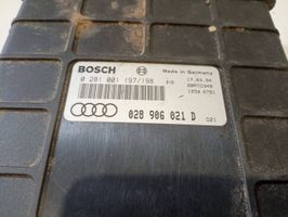 Audi 80 90 S2 B4 Dzinēja vadības bloks 028906021D