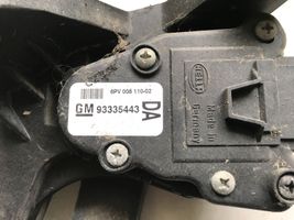 Opel Meriva A Pédale d'accélérateur 93335443