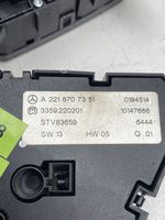 Mercedes-Benz S W221 Commutateur de mémoire réglage de siège A2218707351
