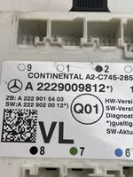 Mercedes-Benz S W222 Oven ohjainlaite/moduuli A2229009812