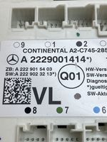 Mercedes-Benz S W222 Oven ohjainlaite/moduuli A2229001414
