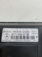 Mercedes-Benz SLK R171 Gaisa kondicioniera / klimata kontroles / salona apsildes vadības bloks (salonā) A1718300785