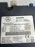 Mercedes-Benz GLE (W166 - C292) Centralina/modulo bluetooth A2059007123