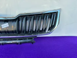 Skoda Kodiaq Grille calandre supérieure de pare-chocs avant 565853653B