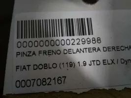 Fiat Doblo Pinza del freno anteriore 0007082167