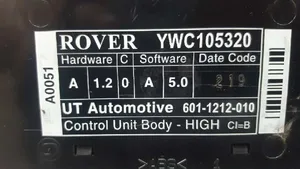 Rover 75 Muut ohjainlaitteet/moduulit YWC105320