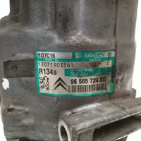 Peugeot 407 Air conditioning (A/C) compressor (pump) 9656572480