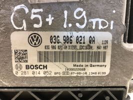 Volkswagen Golf Plus Sterownik / Moduł ECU 03G906021QA