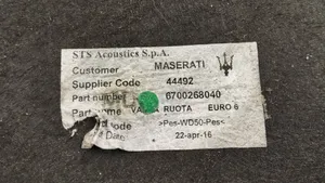 Maserati Ghibli Wykładzina bagażnika 6700268040