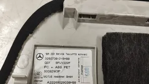 Mercedes-Benz S W222 Kattoverhoilun suoja A2226902903