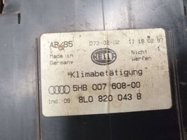 Audi A4 S4 B5 8D Ilmastoinnin ohjainlaite 8L0820043B