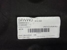 Volvo XC40 Dämmmatte Hitzeschutzmatte Motorhaube 31688490