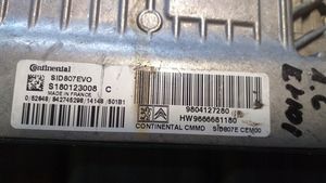 Citroen DS4 Moottorinohjausyksikön sarja ja lukkosarja 9804127280