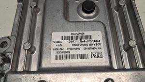 Citroen C5 Komputer / Sterownik ECU i komplet kluczy 9666557180