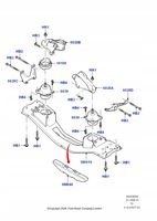 Ford Transit Custom Supporto di montaggio del motore (usato) 4C116028BC